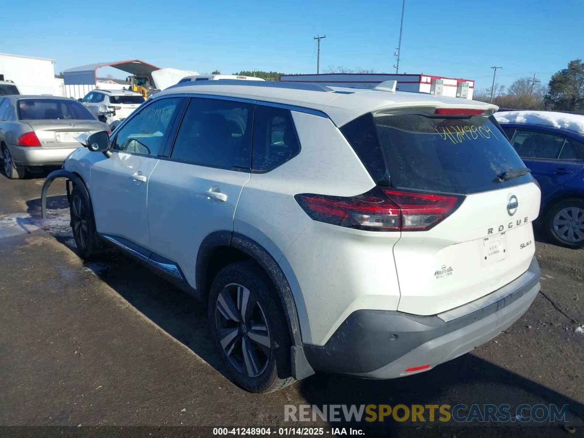 3 Photograph of a damaged car 5N1AT3CB2MC681109 NISSAN ROGUE 2021