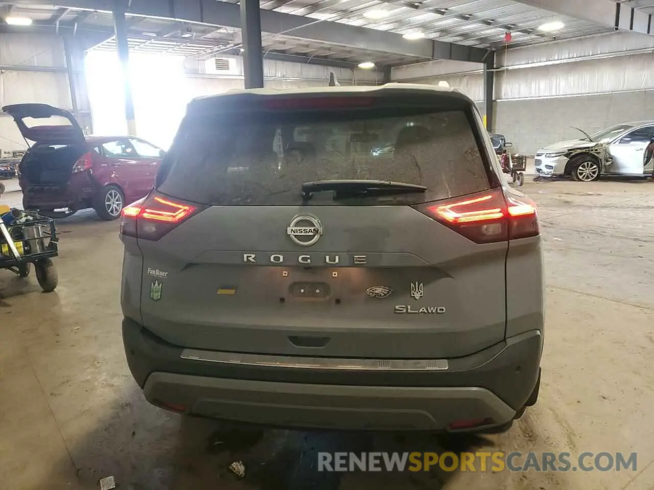 6 Photograph of a damaged car 5N1AT3CB2MC718398 NISSAN ROGUE 2021