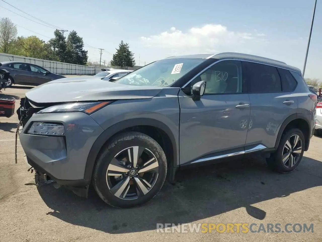 1 Photograph of a damaged car 5N1AT3CB3MC698646 NISSAN ROGUE 2021