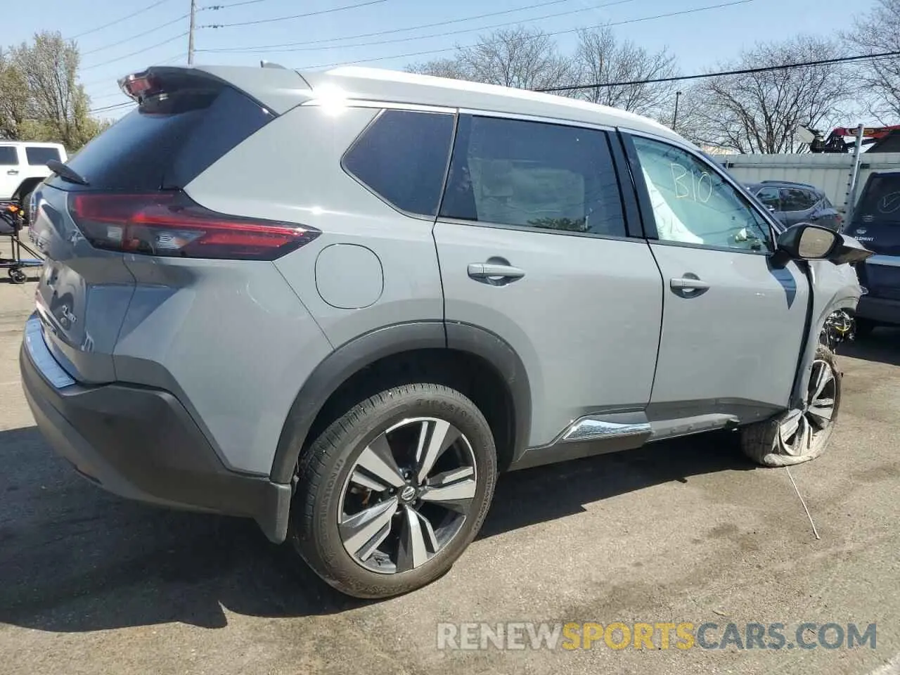 3 Photograph of a damaged car 5N1AT3CB3MC698646 NISSAN ROGUE 2021