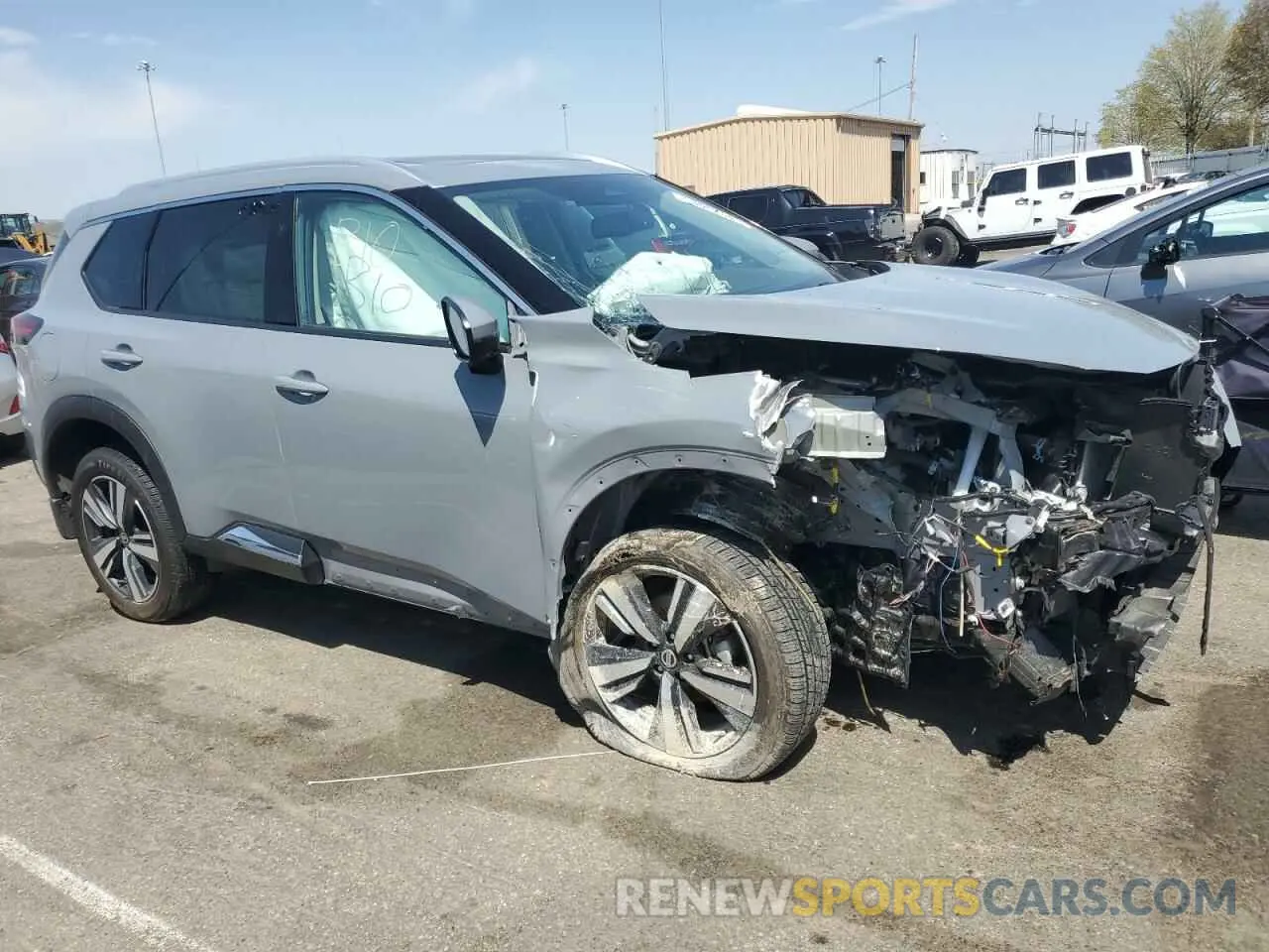 4 Photograph of a damaged car 5N1AT3CB3MC698646 NISSAN ROGUE 2021