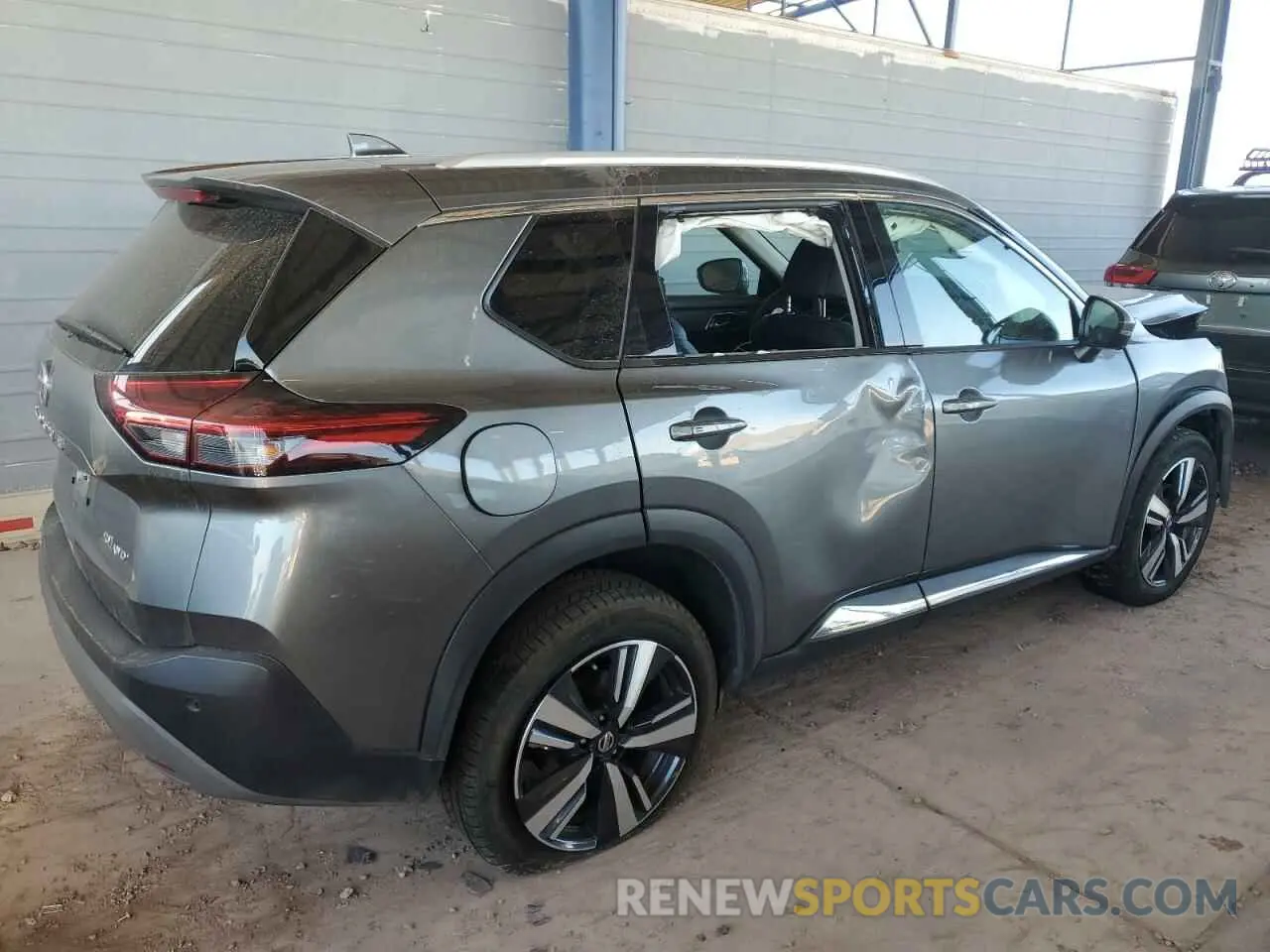 3 Photograph of a damaged car 5N1AT3CB3MC719012 NISSAN ROGUE 2021