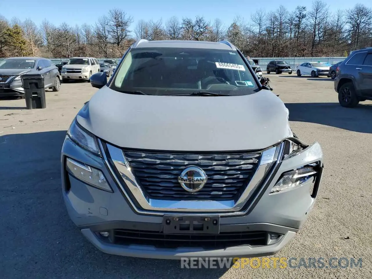 5 Photograph of a damaged car 5N1AT3CB4MC683542 NISSAN ROGUE 2021