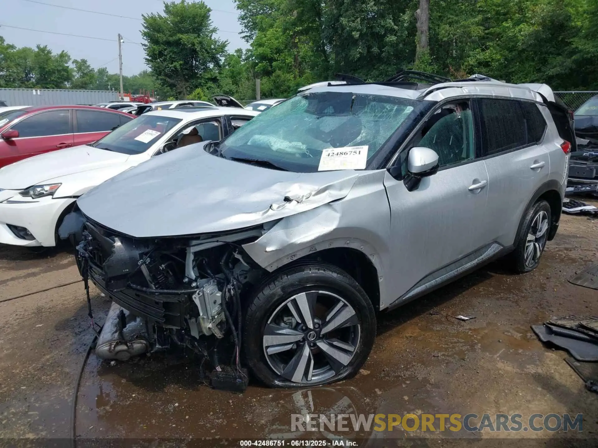 2 Photograph of a damaged car 5N1AT3CB4MC704633 NISSAN ROGUE 2021