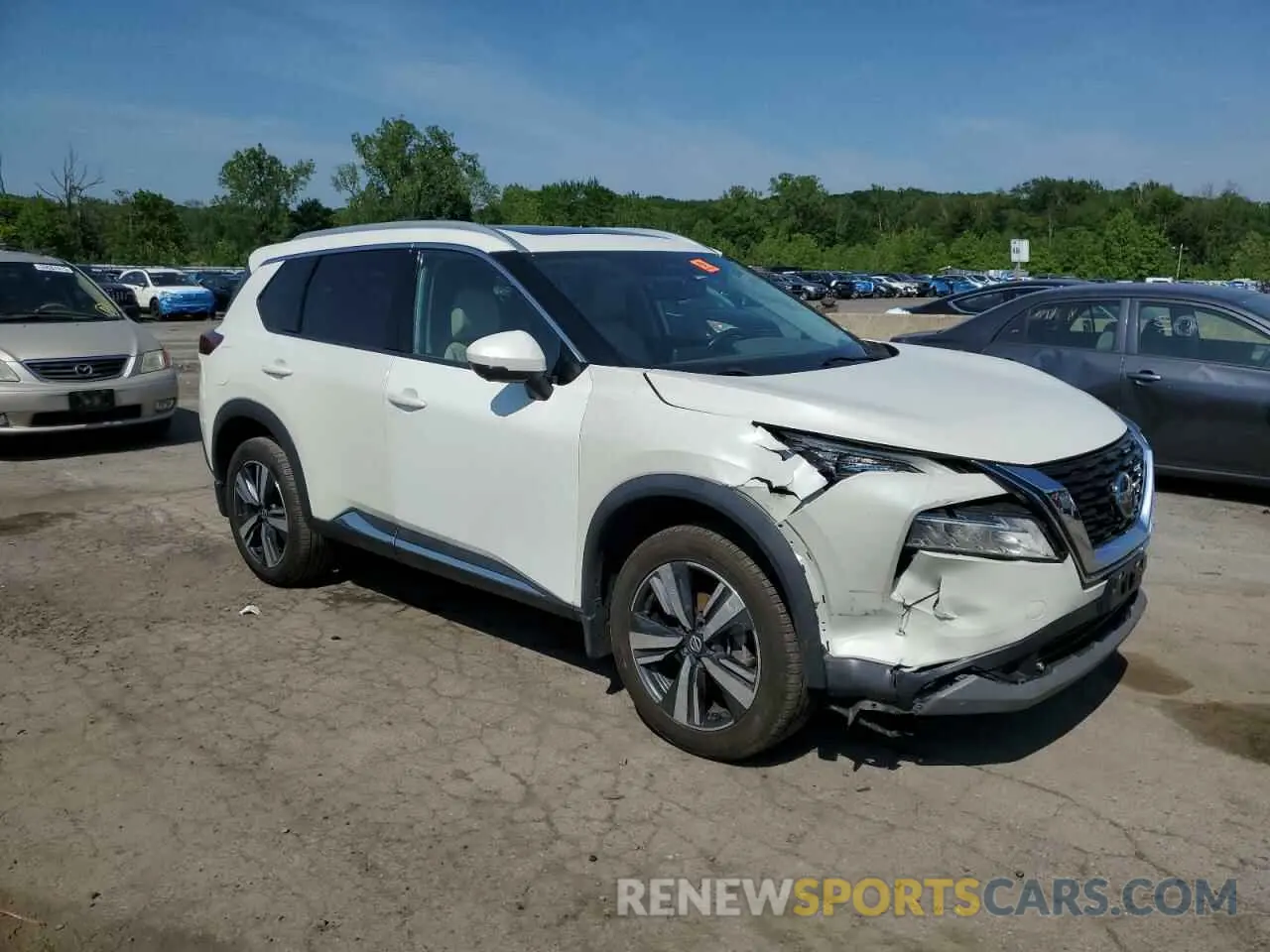 4 Photograph of a damaged car 5N1AT3CB4MC781308 NISSAN ROGUE 2021
