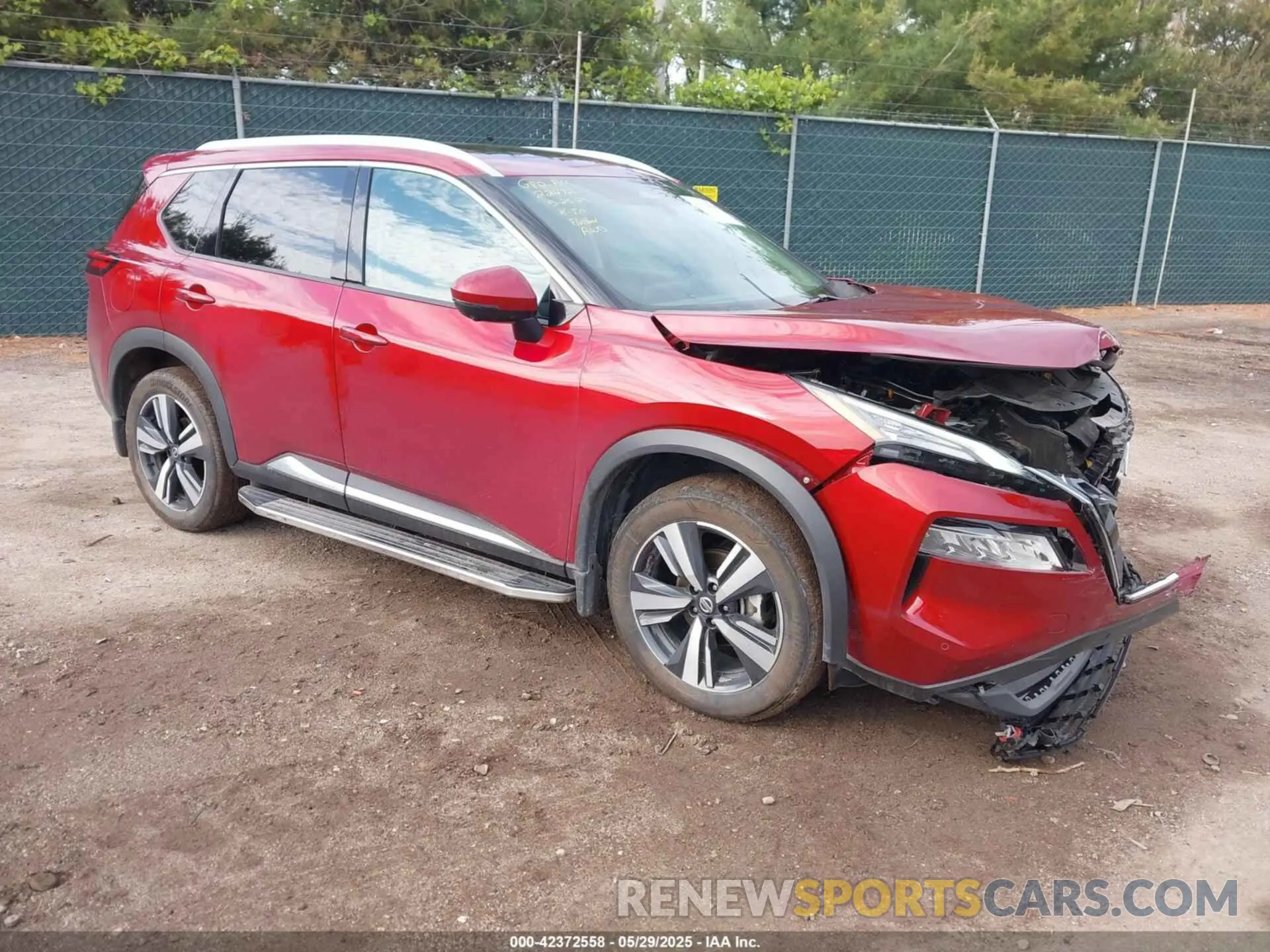 1 Photograph of a damaged car 5N1AT3CB5MC816860 NISSAN ROGUE 2021