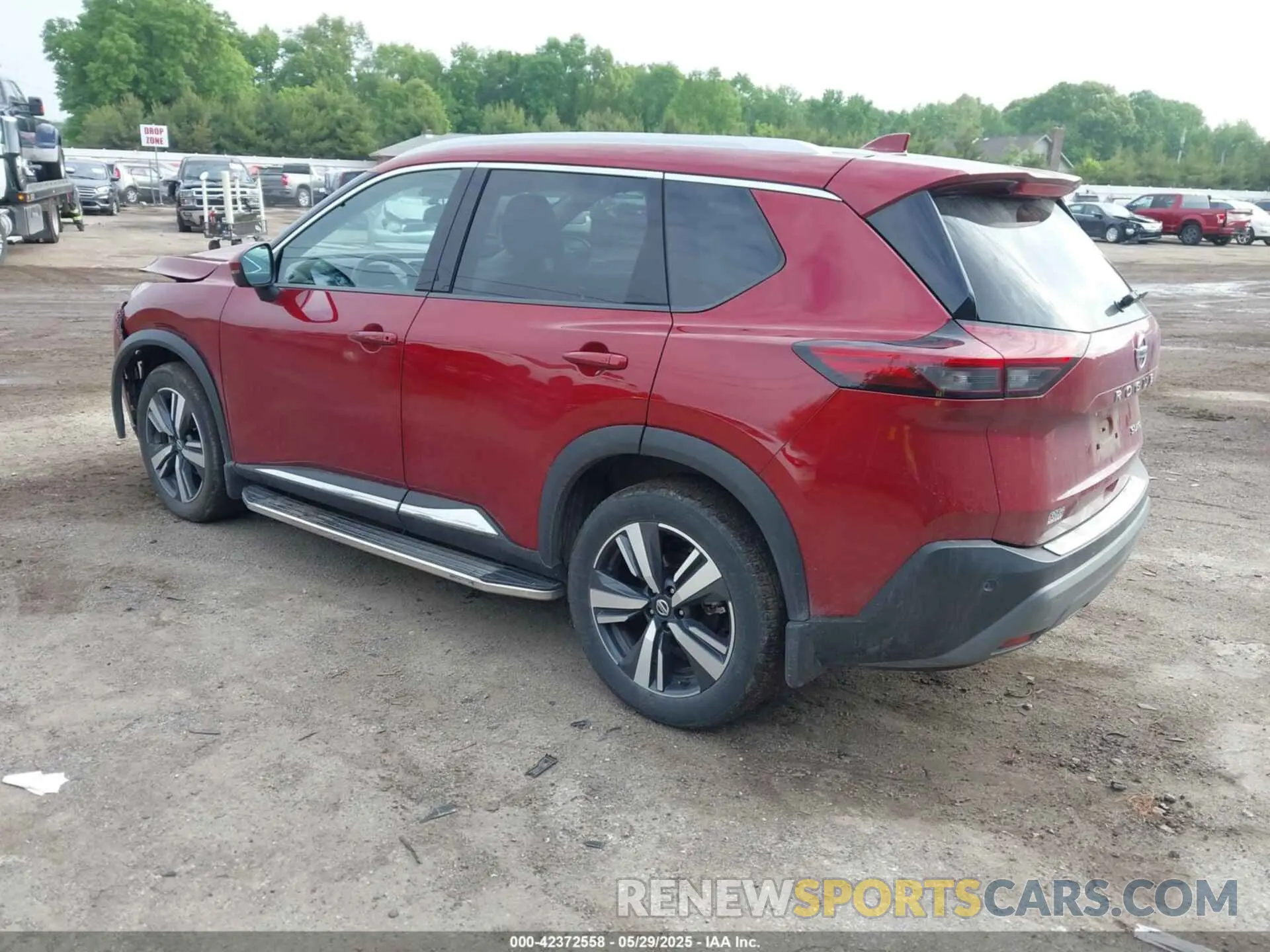 3 Photograph of a damaged car 5N1AT3CB5MC816860 NISSAN ROGUE 2021