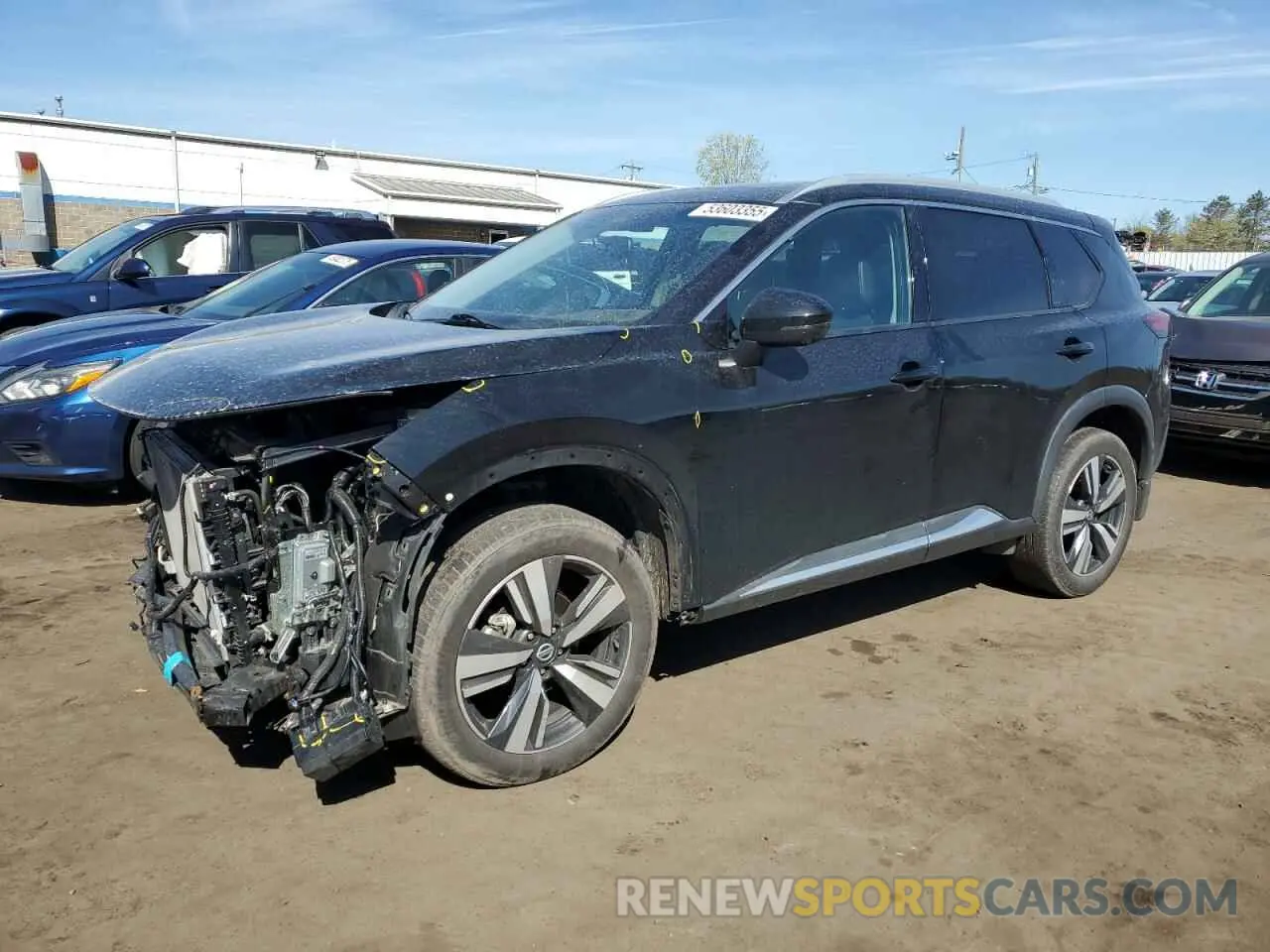 1 Photograph of a damaged car 5N1AT3CB5MC832914 NISSAN ROGUE 2021