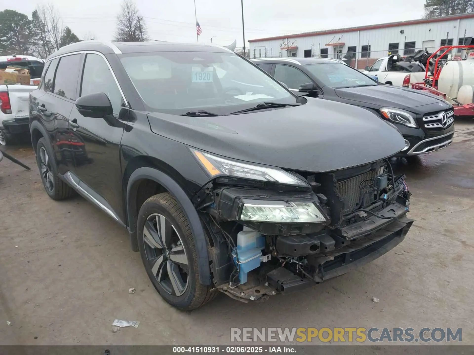 1 Photograph of a damaged car 5N1AT3CB6MC679167 NISSAN ROGUE 2021