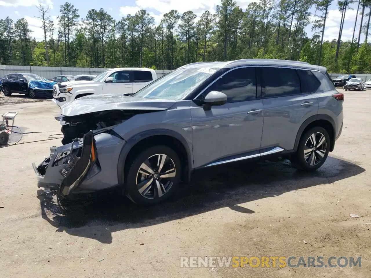 1 Photograph of a damaged car 5N1AT3CB6MC679413 NISSAN ROGUE 2021