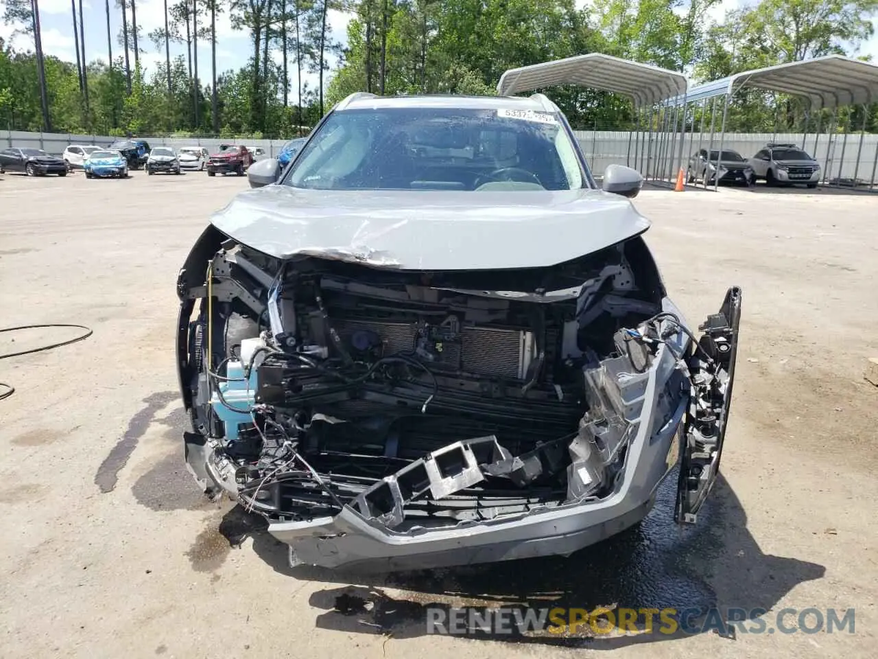 5 Photograph of a damaged car 5N1AT3CB6MC679413 NISSAN ROGUE 2021
