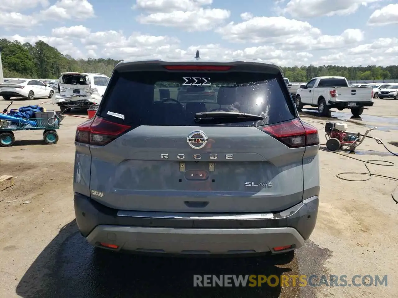 6 Photograph of a damaged car 5N1AT3CB6MC679413 NISSAN ROGUE 2021