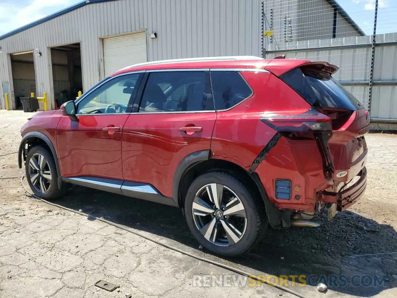 2 Photograph of a damaged car 5N1AT3CB6MC694607 NISSAN ROGUE 2021