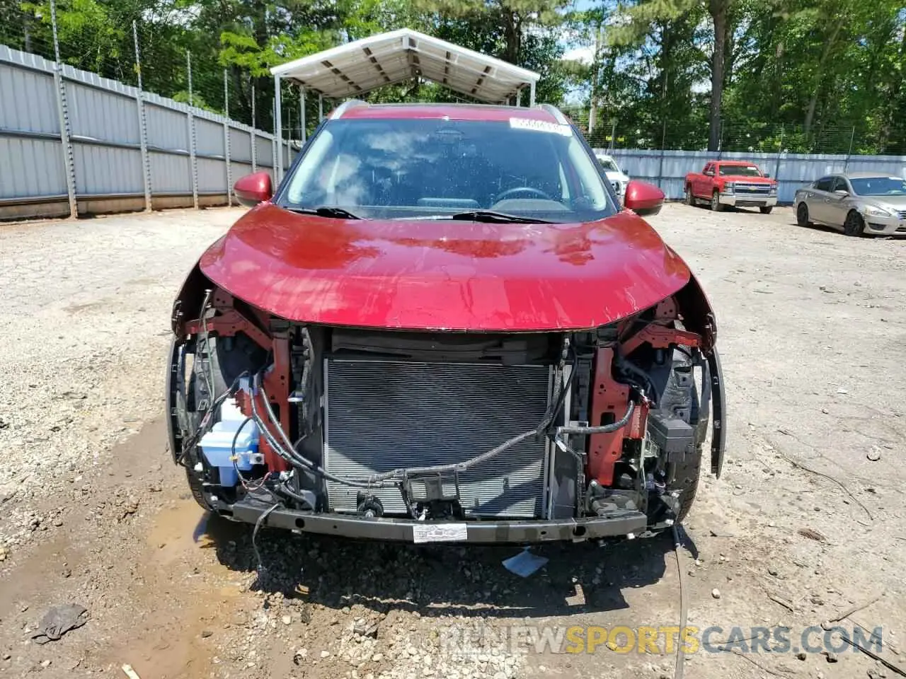 5 Photograph of a damaged car 5N1AT3CB6MC694607 NISSAN ROGUE 2021