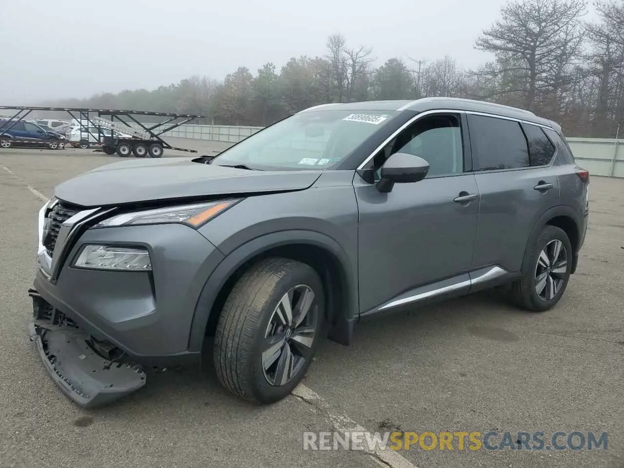1 Photograph of a damaged car 5N1AT3CB6MC762680 NISSAN ROGUE 2021