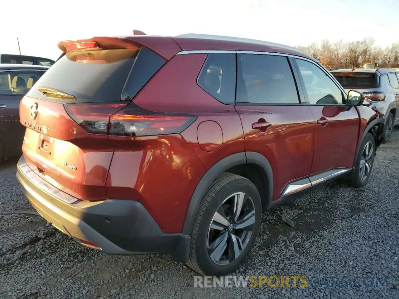 3 Photograph of a damaged car 5N1AT3CB6MC768382 NISSAN ROGUE 2021
