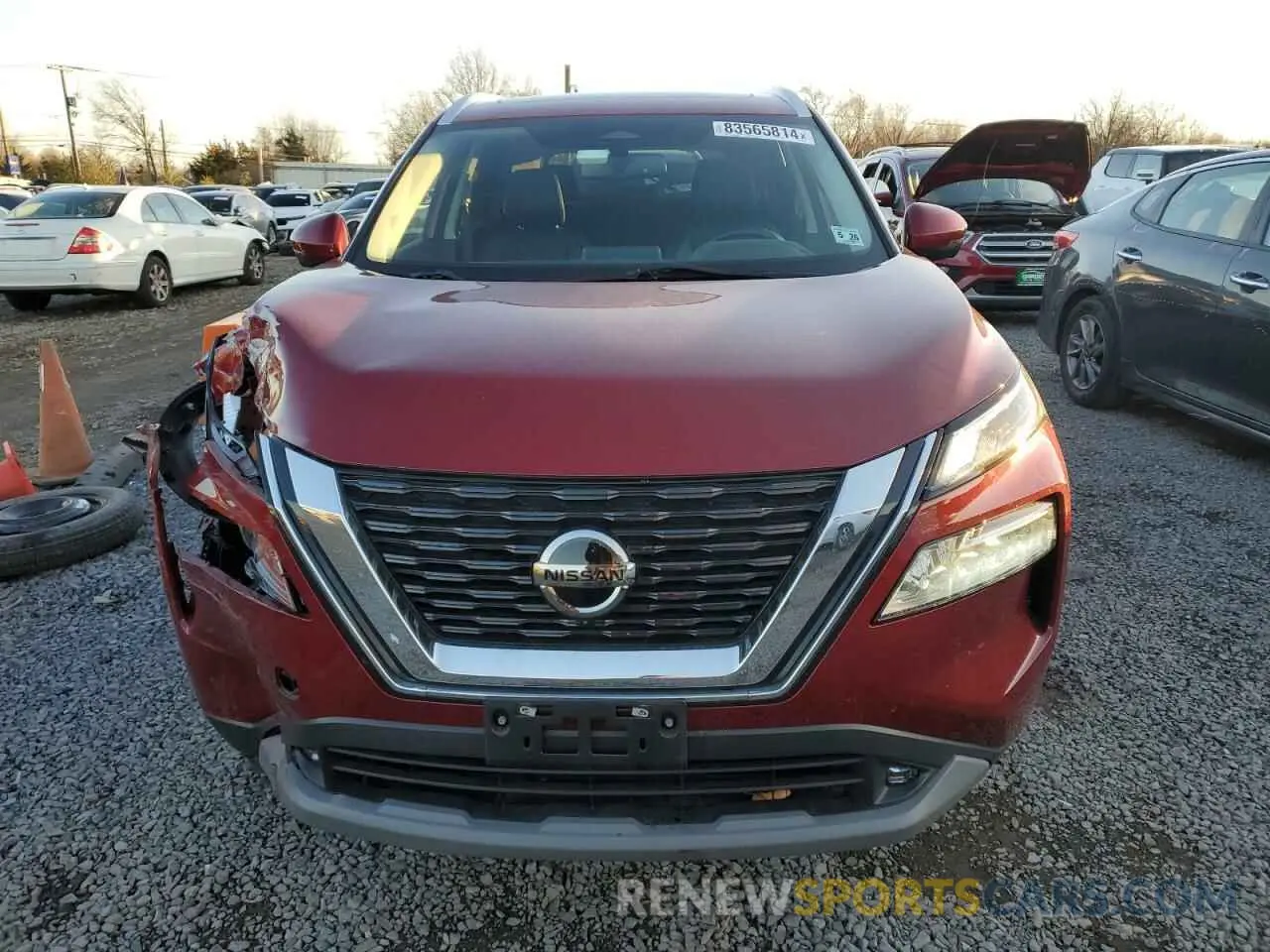 5 Photograph of a damaged car 5N1AT3CB6MC768382 NISSAN ROGUE 2021
