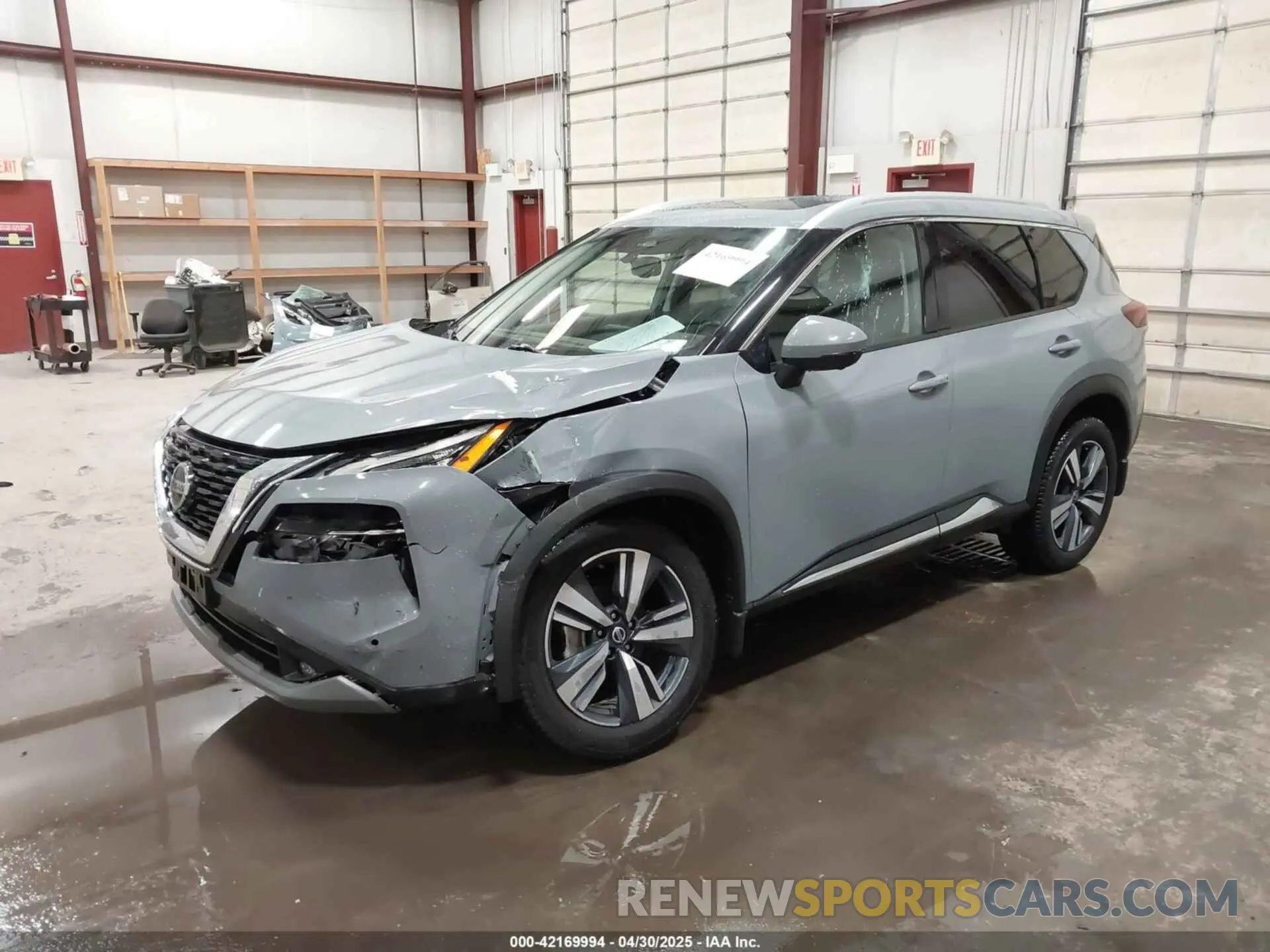 2 Photograph of a damaged car 5N1AT3CB6MC843016 NISSAN ROGUE 2021