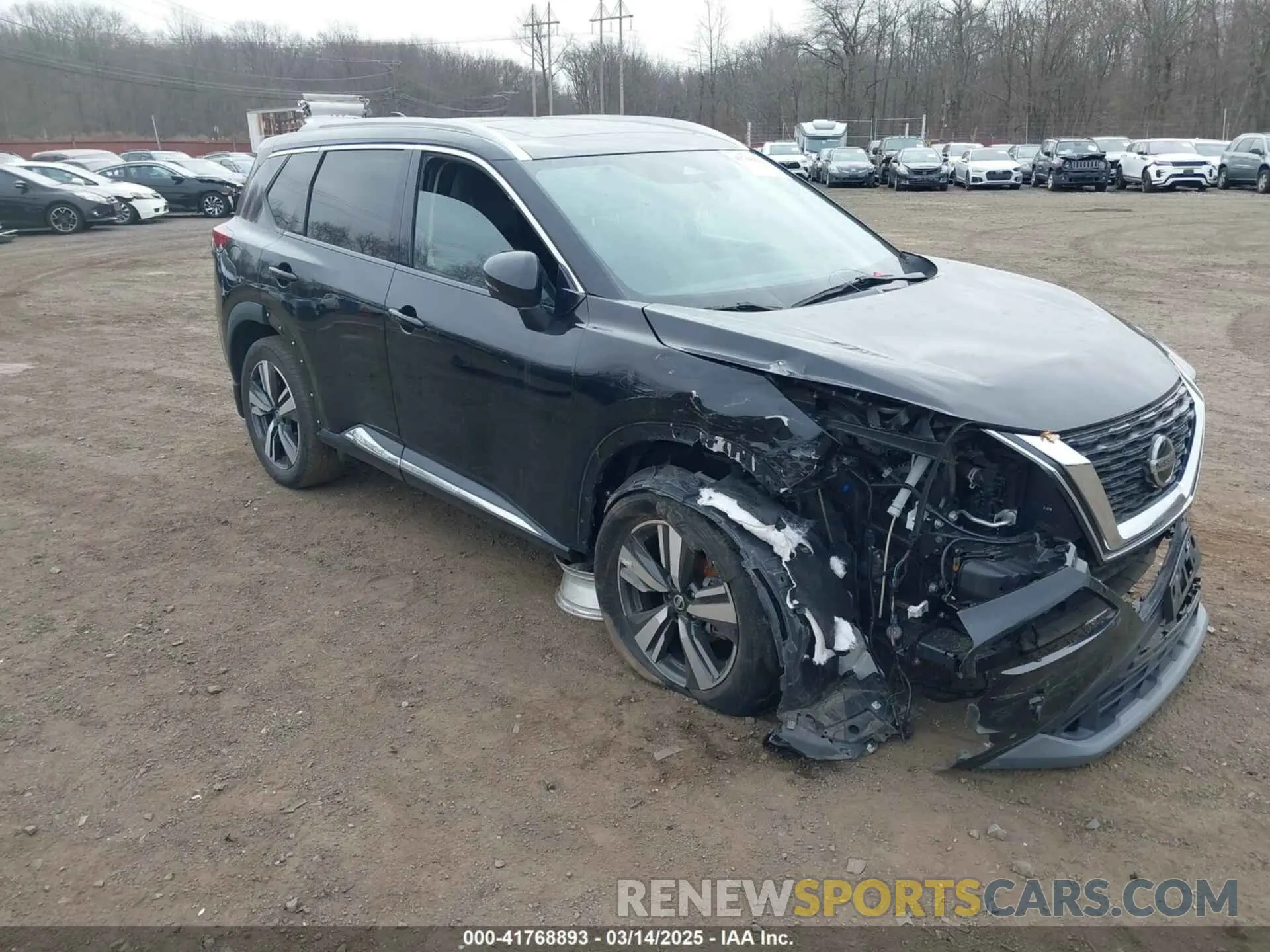 1 Photograph of a damaged car 5N1AT3CB7MC670882 NISSAN ROGUE 2021