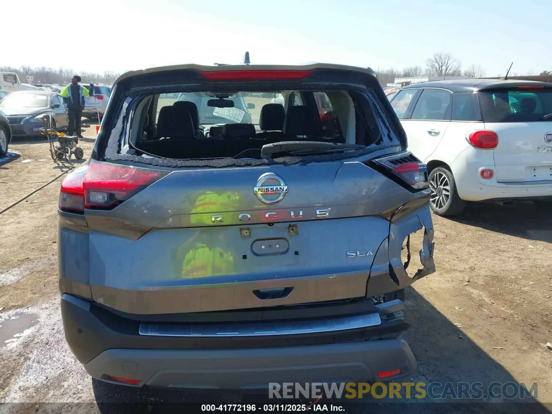 16 Photograph of a damaged car 5N1AT3CB8MC697749 NISSAN ROGUE 2021