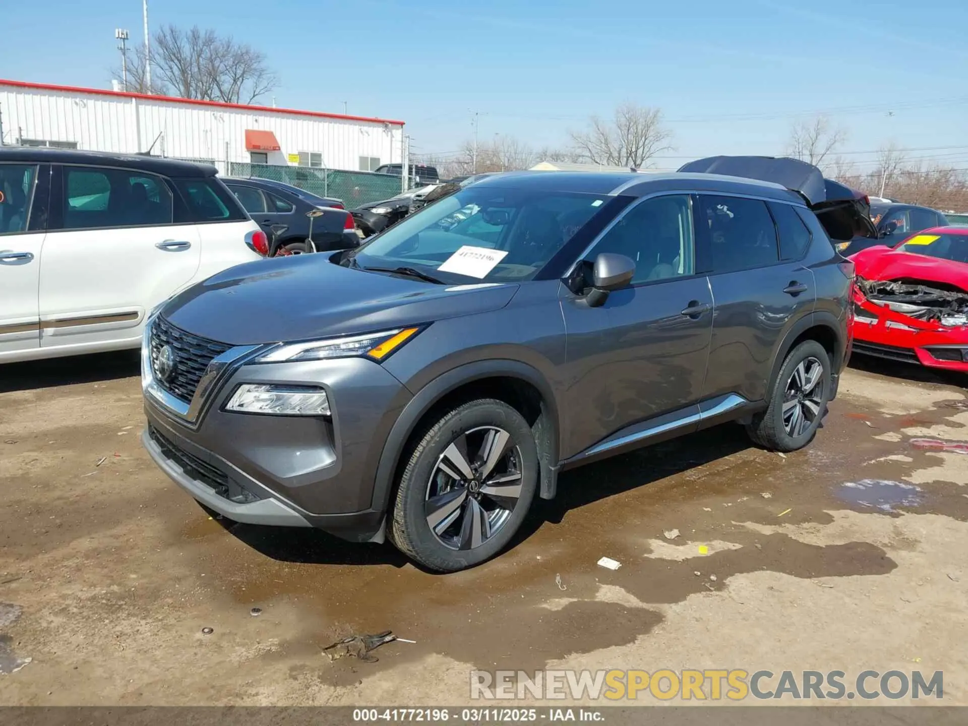 2 Photograph of a damaged car 5N1AT3CB8MC697749 NISSAN ROGUE 2021
