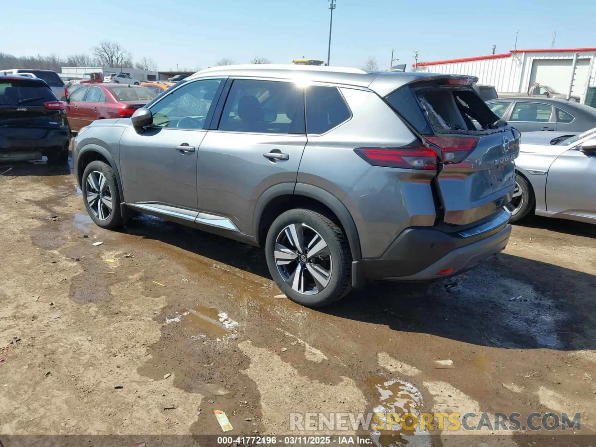 3 Photograph of a damaged car 5N1AT3CB8MC697749 NISSAN ROGUE 2021