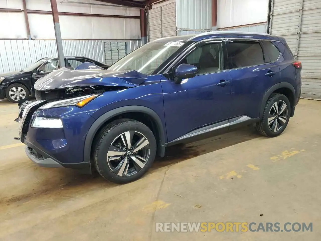 1 Photograph of a damaged car 5N1AT3CB8MC706370 NISSAN ROGUE 2021