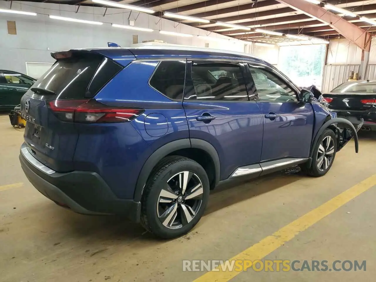 3 Photograph of a damaged car 5N1AT3CB8MC706370 NISSAN ROGUE 2021