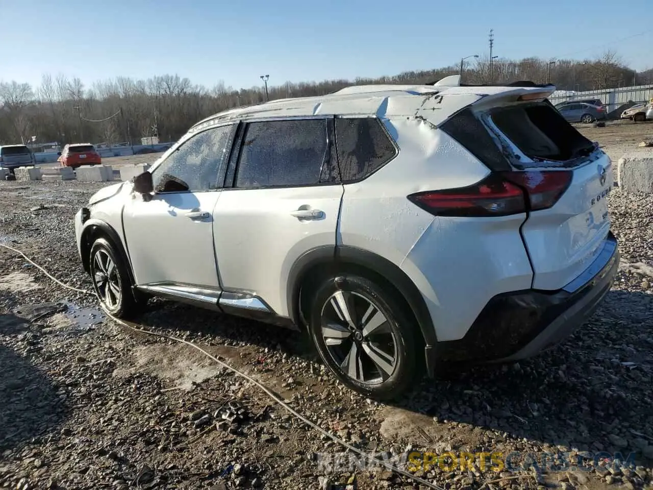 2 Photograph of a damaged car 5N1AT3CB8MC720074 NISSAN ROGUE 2021