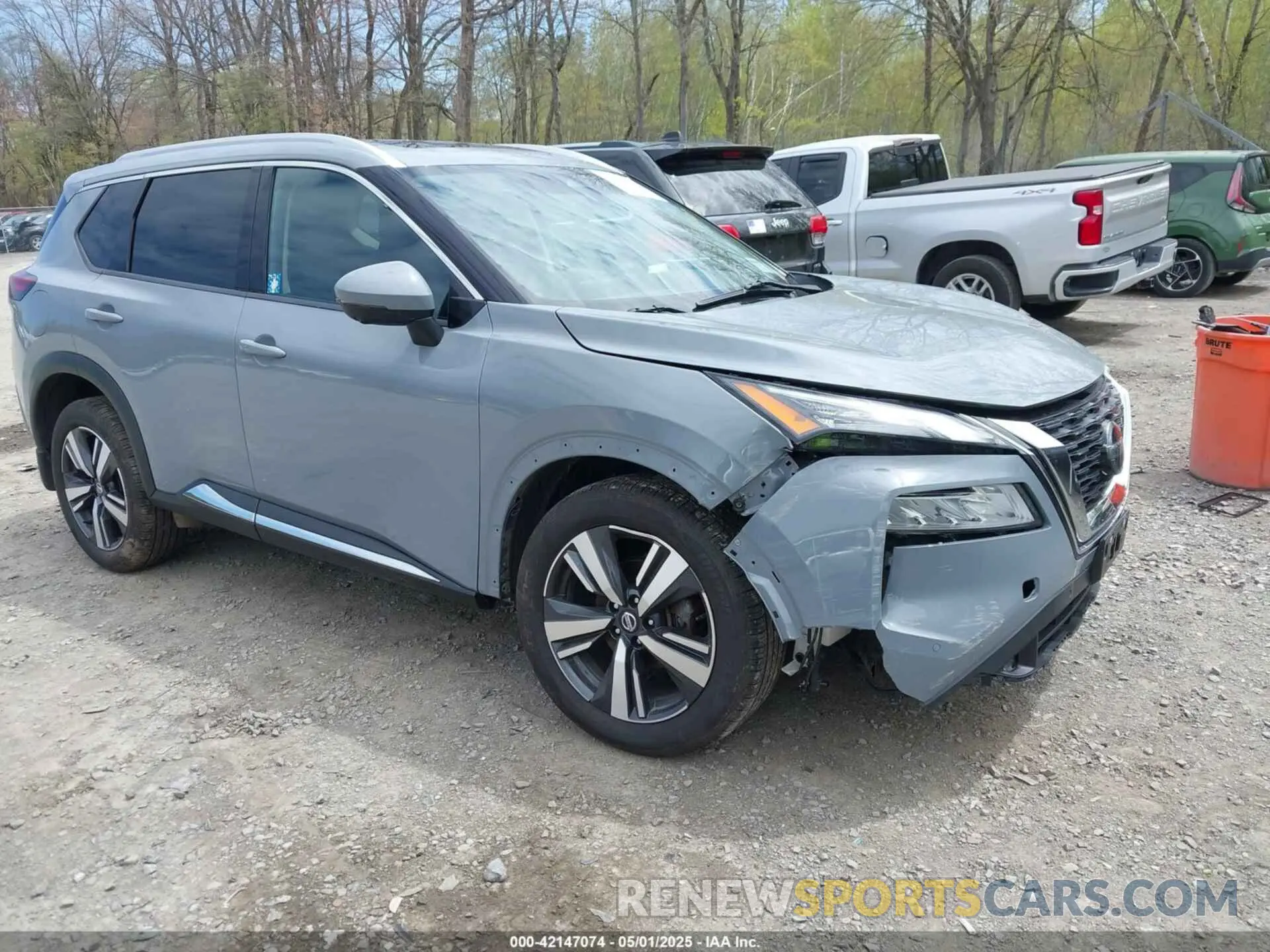 1 Photograph of a damaged car 5N1AT3CB9MC718673 NISSAN ROGUE 2021
