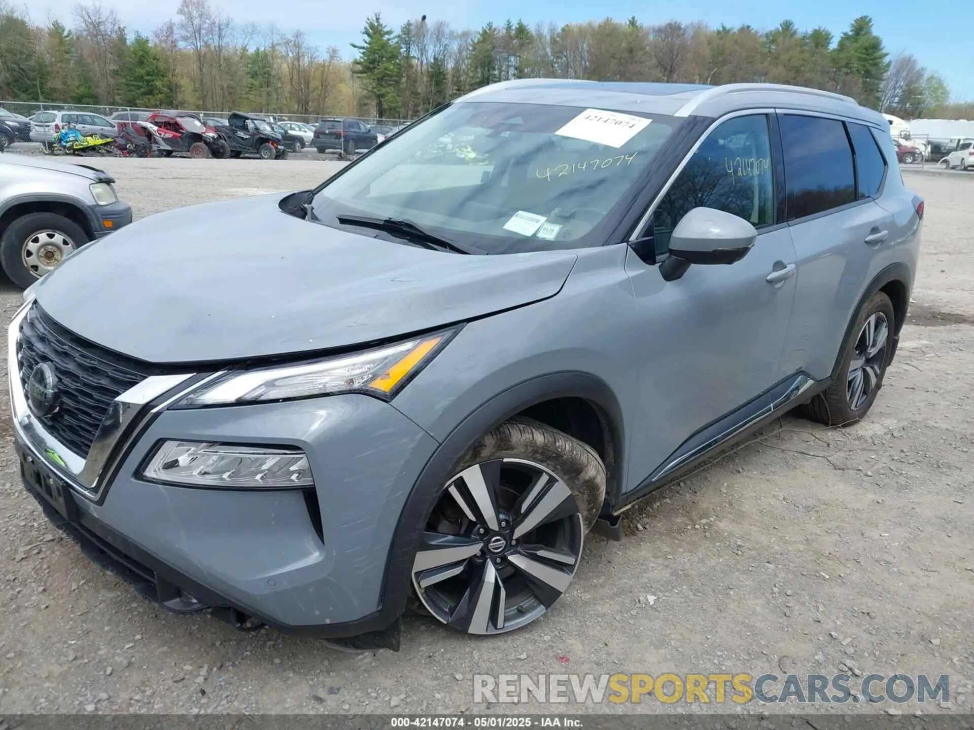 2 Photograph of a damaged car 5N1AT3CB9MC718673 NISSAN ROGUE 2021
