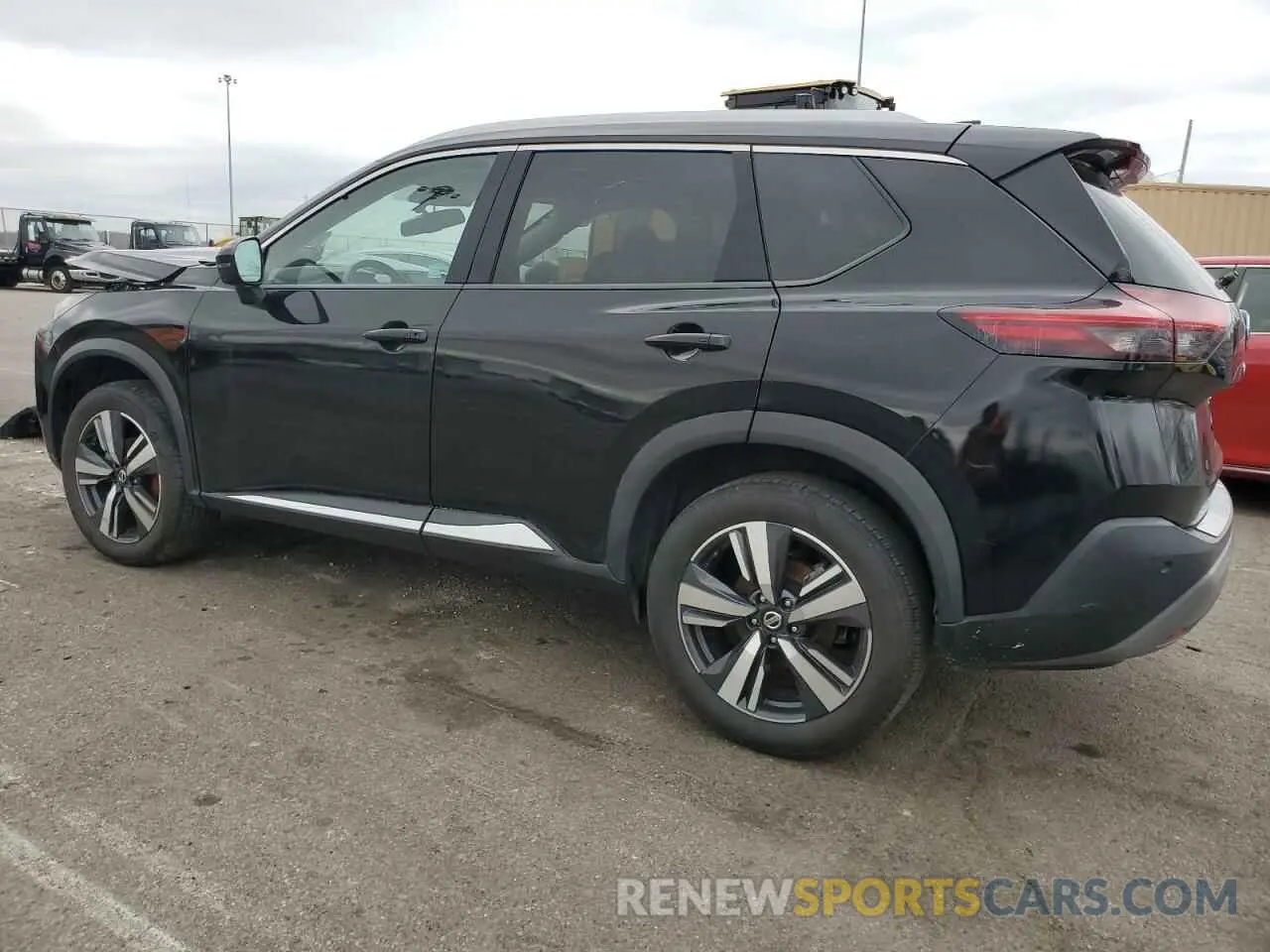 2 Photograph of a damaged car 5N1AT3CBXMC696988 NISSAN ROGUE 2021