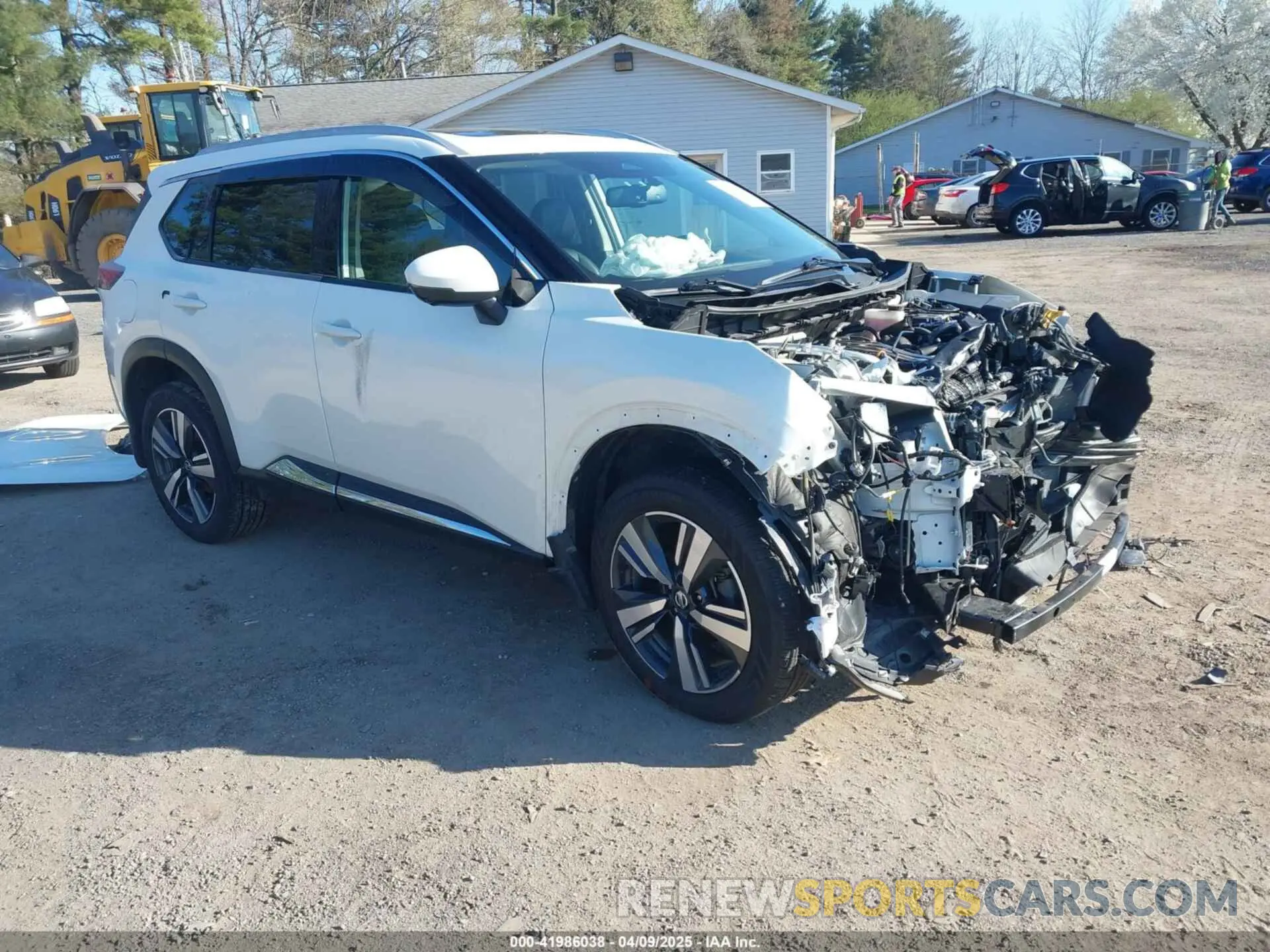 1 Photograph of a damaged car 5N1AT3CBXMC786996 NISSAN ROGUE 2021