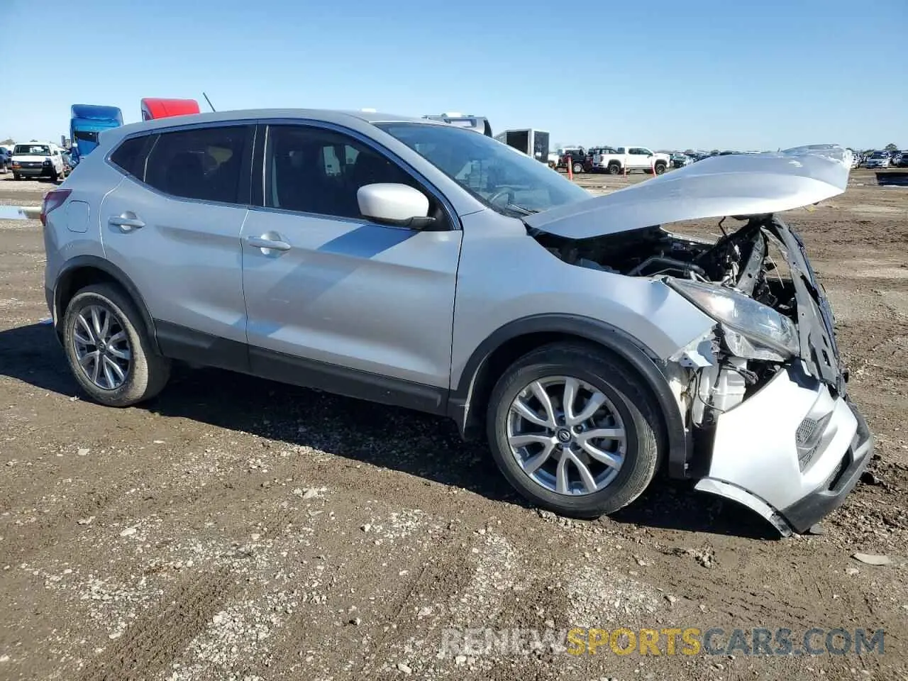 4 Photograph of a damaged car JN1BJ1AV0MW568986 NISSAN ROGUE 2021