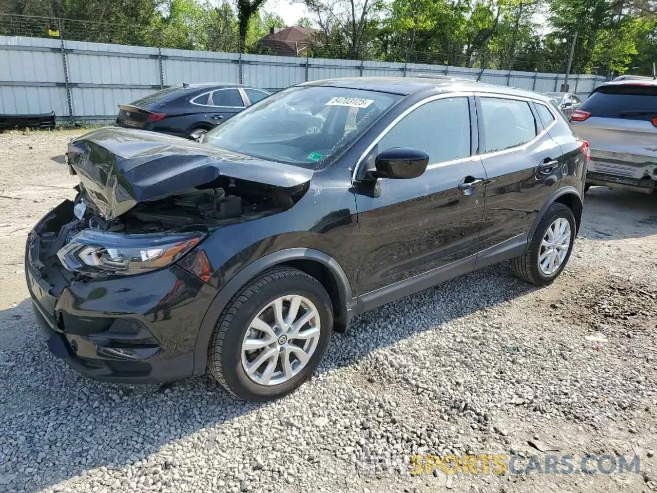 1 Photograph of a damaged car JN1BJ1AV1MW322075 NISSAN ROGUE 2021