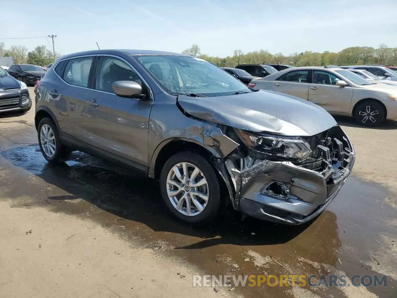 4 Photograph of a damaged car JN1BJ1AV2MW561067 NISSAN ROGUE 2021