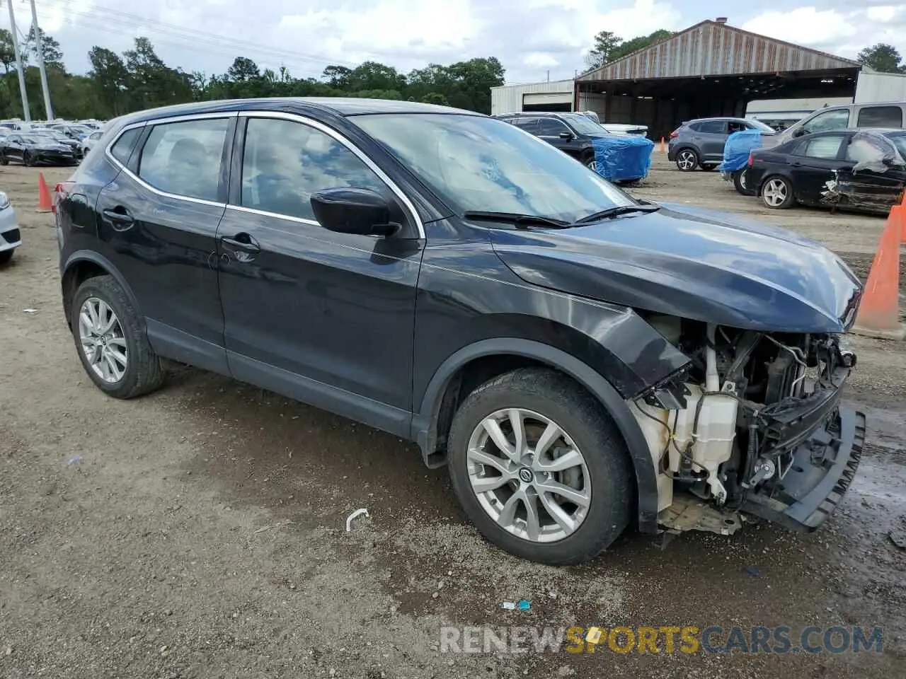 4 Photograph of a damaged car JN1BJ1AV2MW571100 NISSAN ROGUE 2021