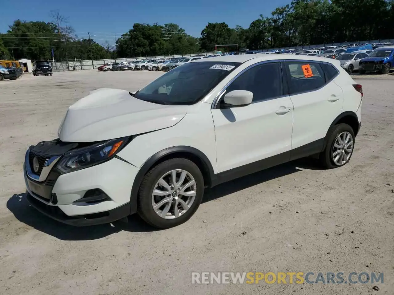 1 Photograph of a damaged car JN1BJ1AV3MW301664 NISSAN ROGUE 2021