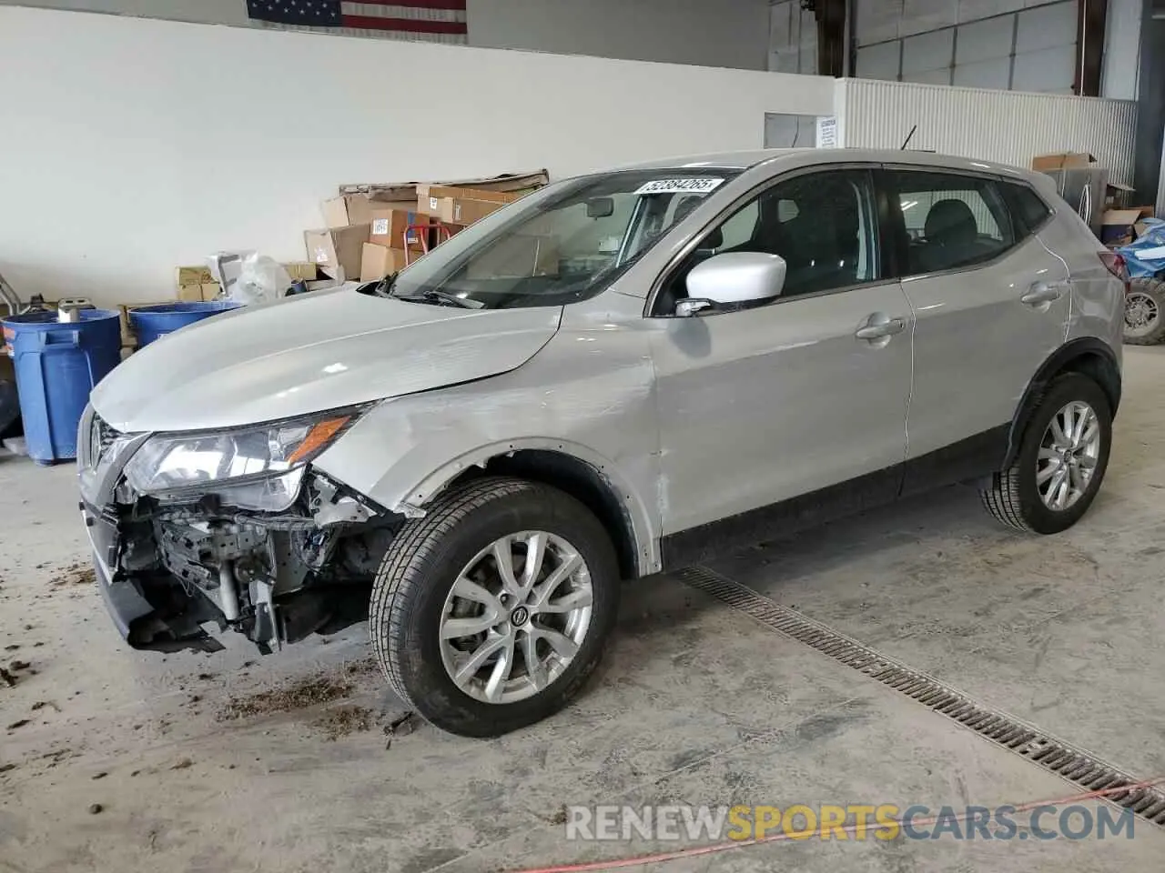 1 Photograph of a damaged car JN1BJ1AV3MW302569 NISSAN ROGUE 2021