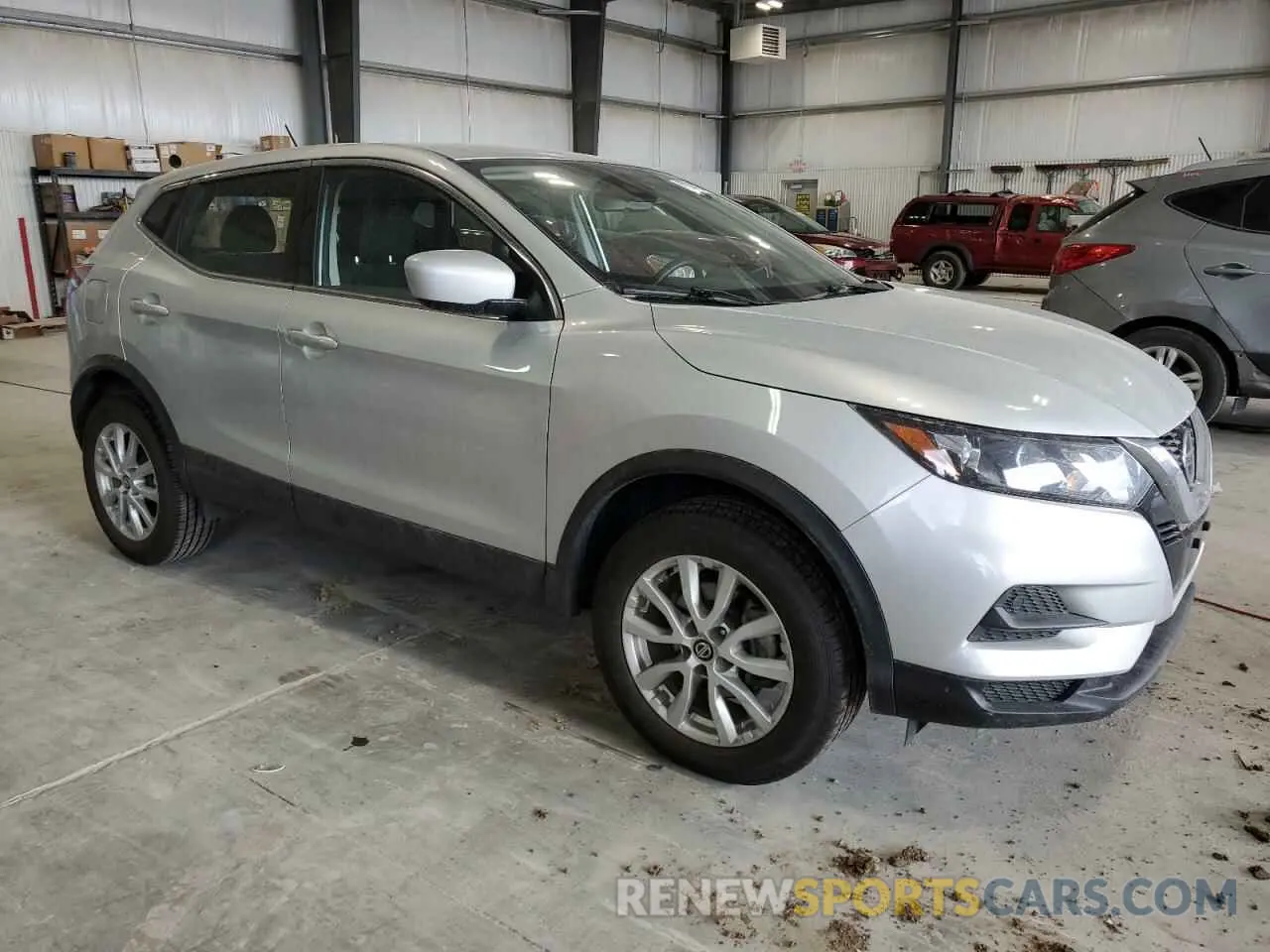 4 Photograph of a damaged car JN1BJ1AV3MW302569 NISSAN ROGUE 2021