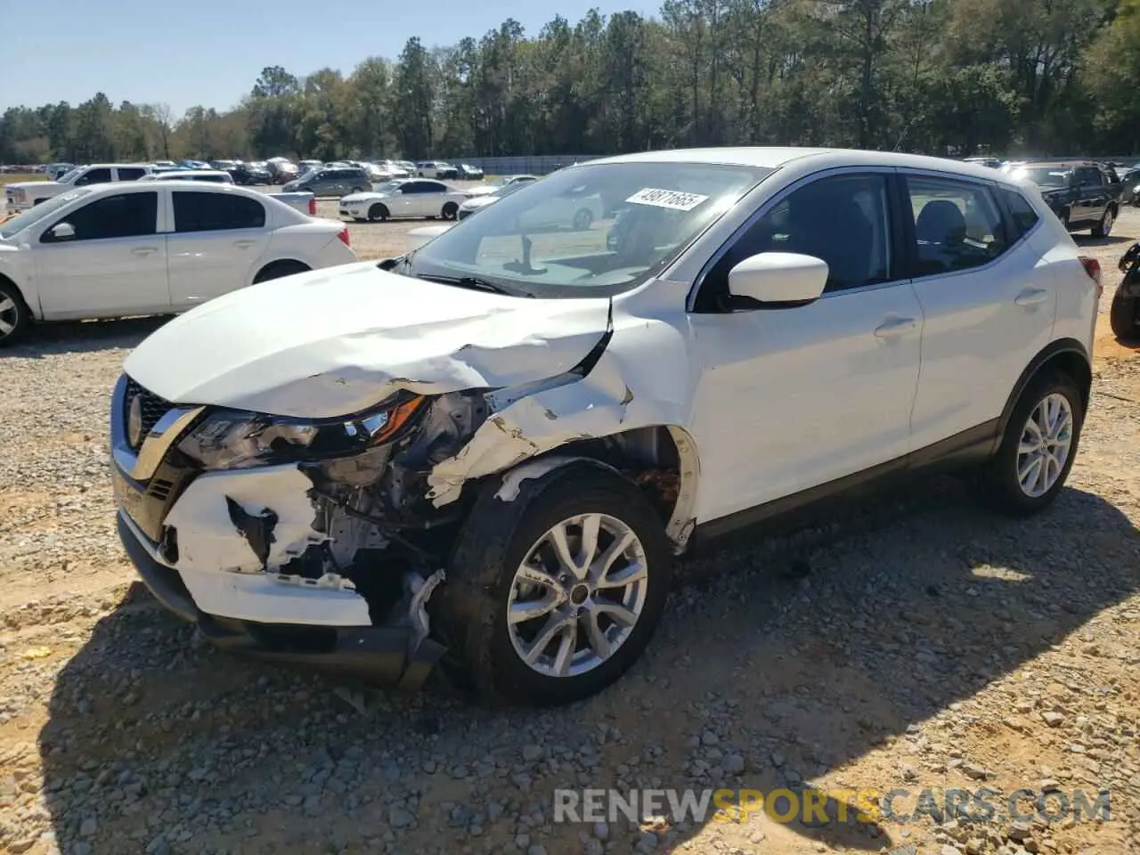 1 Photograph of a damaged car JN1BJ1AV3MW316116 NISSAN ROGUE 2021