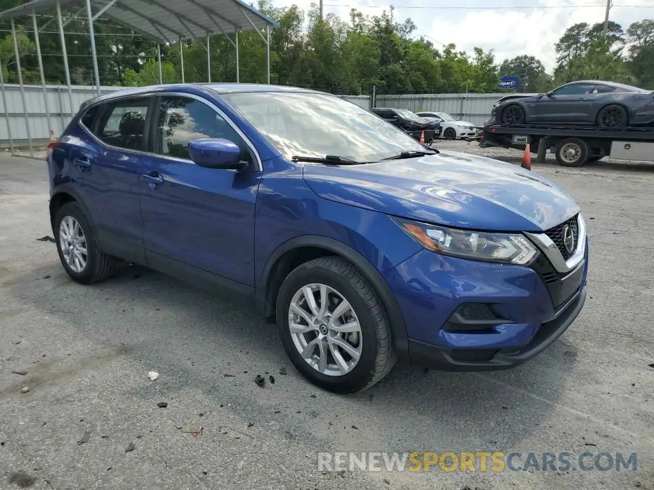 4 Photograph of a damaged car JN1BJ1AV3MW323874 NISSAN ROGUE 2021