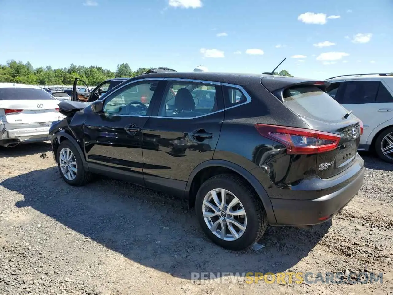 2 Photograph of a damaged car JN1BJ1AV3MW562132 NISSAN ROGUE 2021