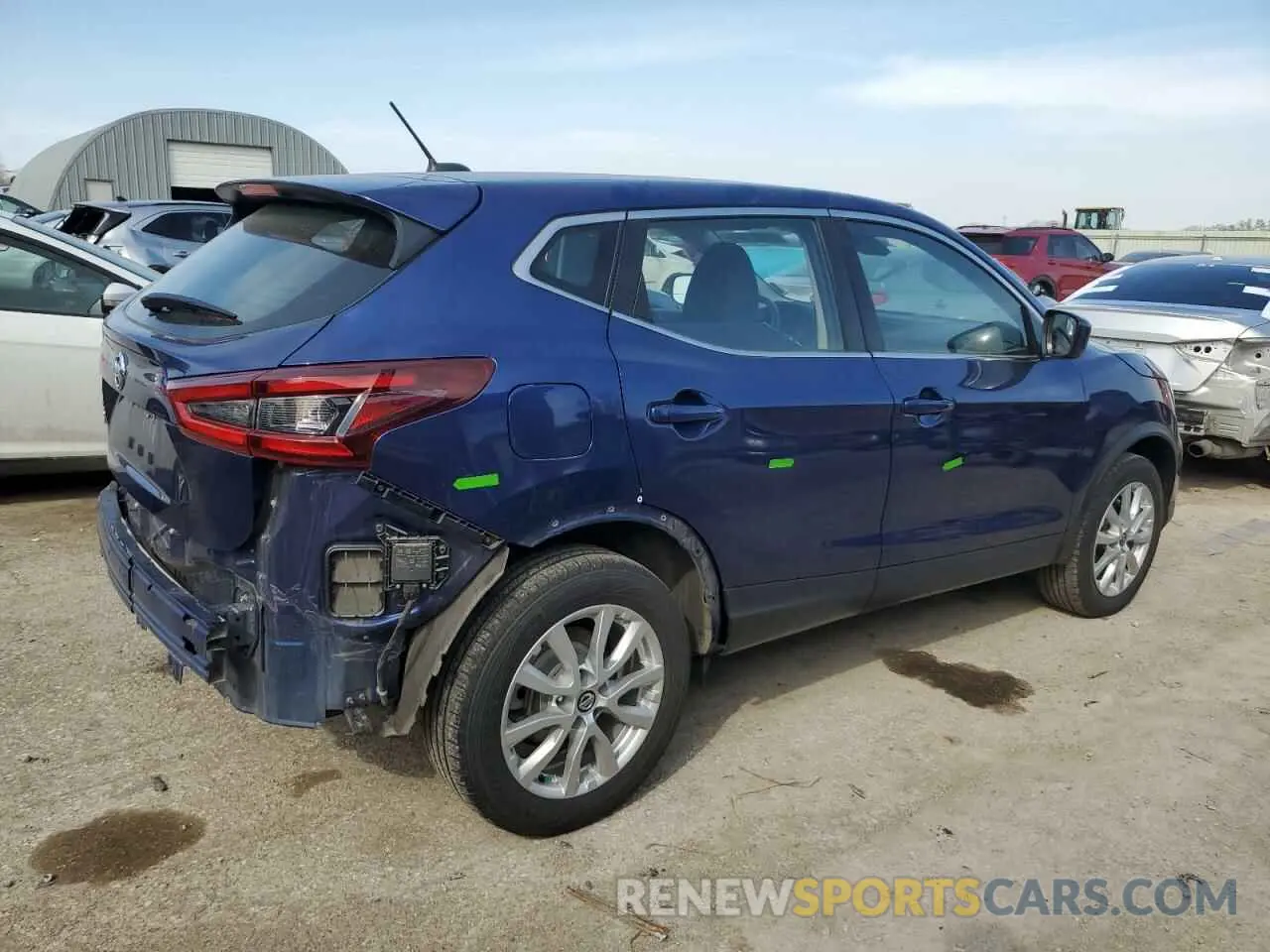 3 Photograph of a damaged car JN1BJ1AV5MW301004 NISSAN ROGUE 2021