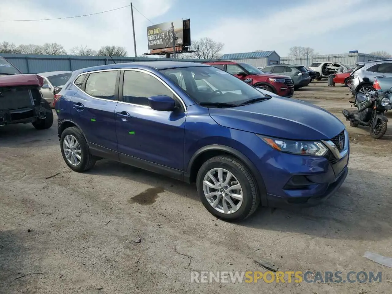 4 Photograph of a damaged car JN1BJ1AV5MW301004 NISSAN ROGUE 2021