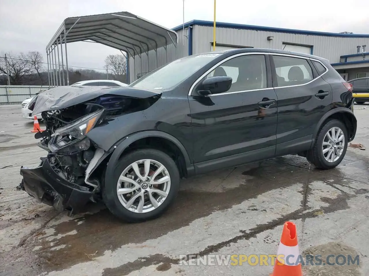 1 Photograph of a damaged car JN1BJ1AV5MW304128 NISSAN ROGUE 2021