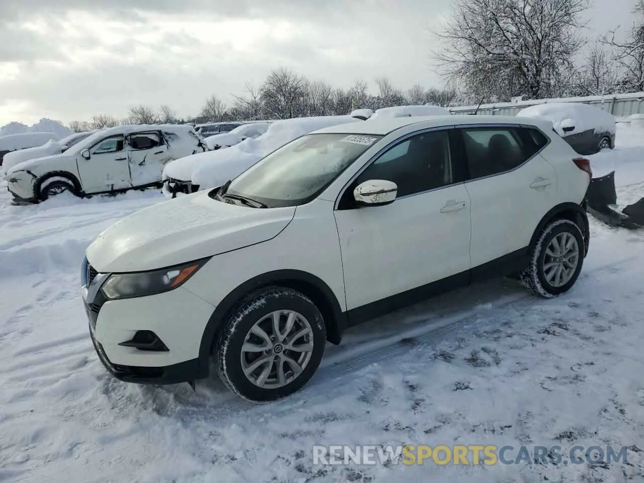 1 Photograph of a damaged car JN1BJ1AV5MW318871 NISSAN ROGUE 2021