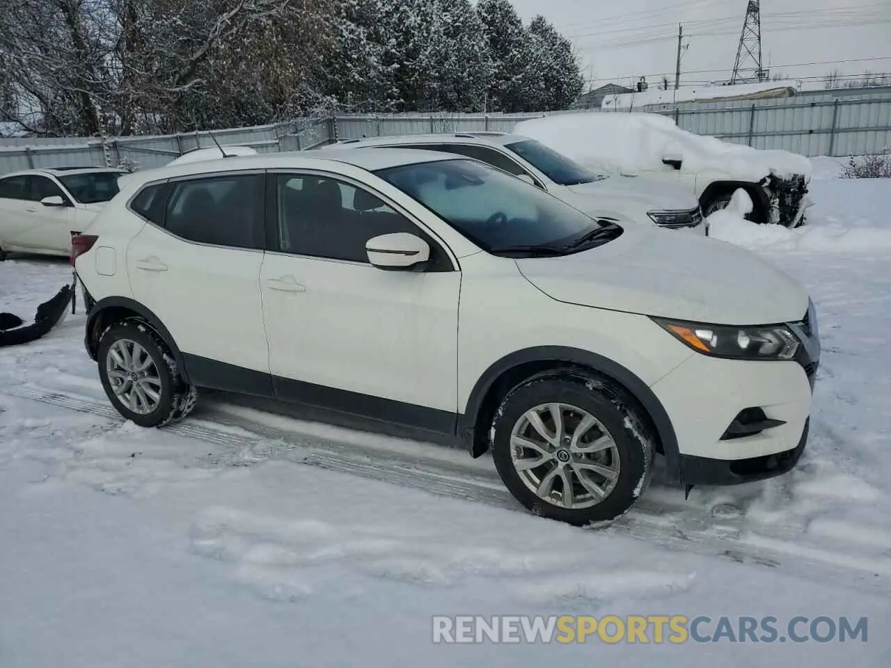 4 Photograph of a damaged car JN1BJ1AV5MW318871 NISSAN ROGUE 2021