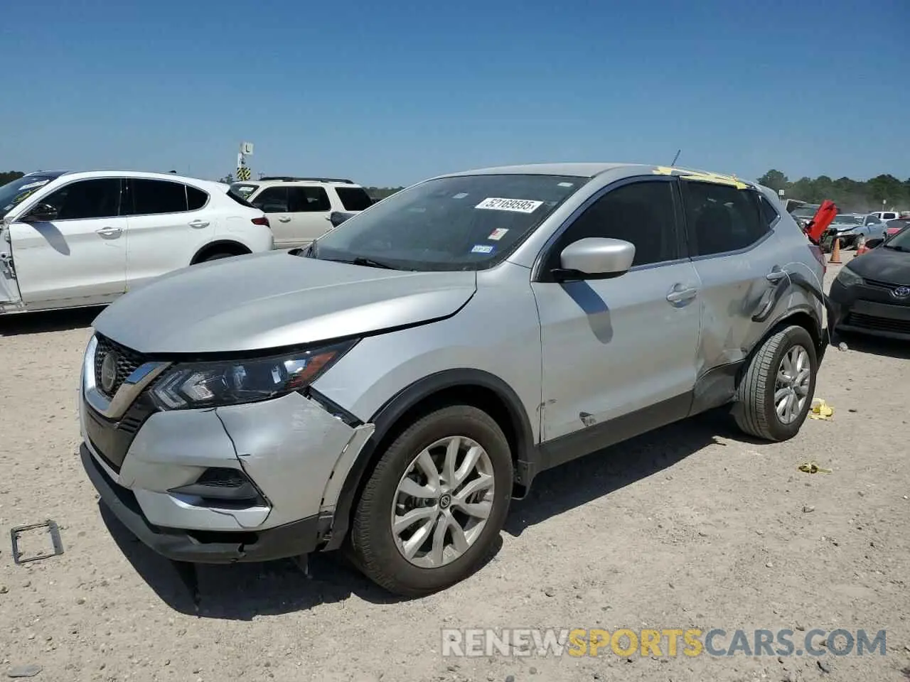 1 Photograph of a damaged car JN1BJ1AV6MW302839 NISSAN ROGUE 2021