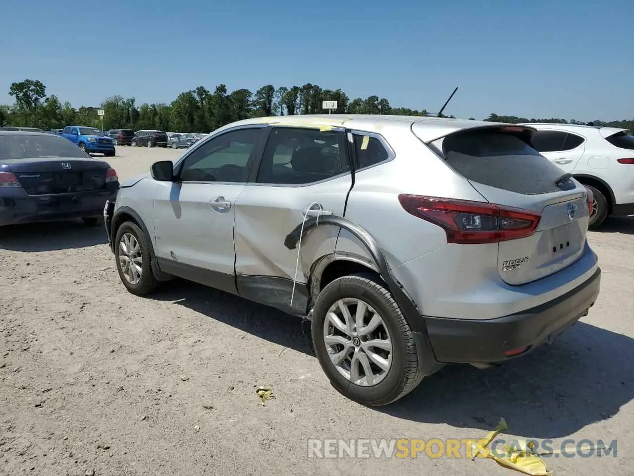 2 Photograph of a damaged car JN1BJ1AV6MW302839 NISSAN ROGUE 2021